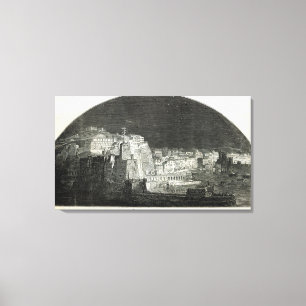 Burford's New Panorama of Naples by Moonlight Canvas Print
