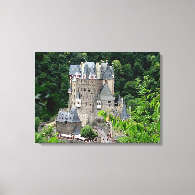 Burg Eltz castle, Germany Canvas Print (Front)