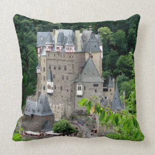 Burg Eltz castle, Germany Throw Pillow