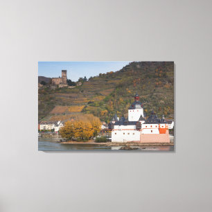 Burg Gutenfels Castle Landscape Canvas Print