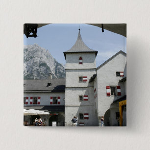 Burg Hohenwerfen 2 Inch Square Button