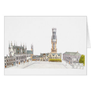 Burg Square. Bruges Belgium.