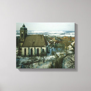 Burg Stolpen, built in c.1100 Canvas Print