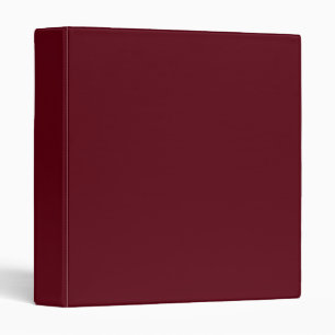 Burgendy Maroon Red Binder