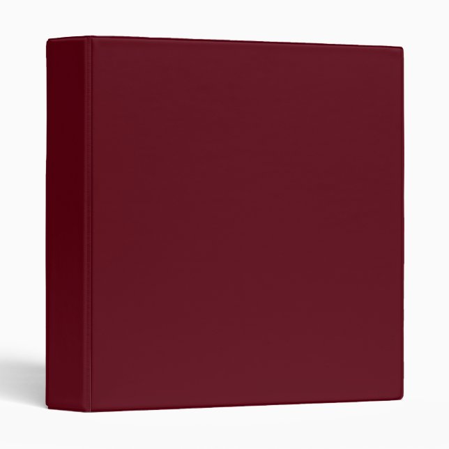 Burgendy Maroon Red Binder (Front/Spine)