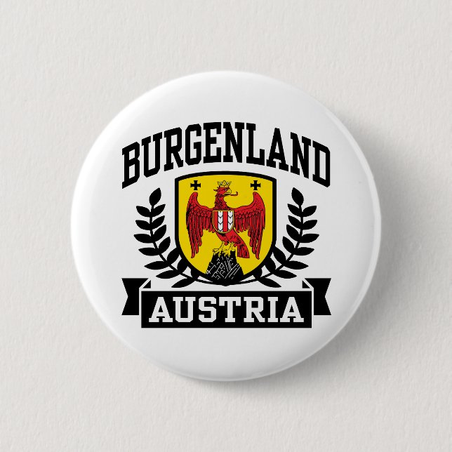 Burgenland Austria 2 Inch Round Button (Front)
