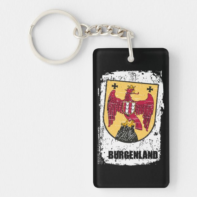 Burgenland Bundesland Austria gift idea Keychain (Front)