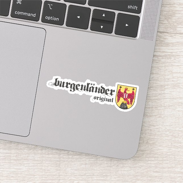 Burgenland Original Austria Coat of Arms Rustikal (Detail)