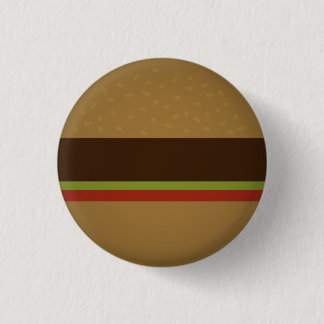 Burger 1 Inch Round Button