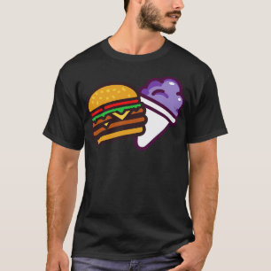 Burger and a Grape Snow Cone T-Shirt