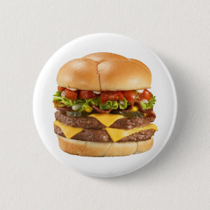 Burger badge button