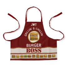 Burger Boss All-Over Print Apron