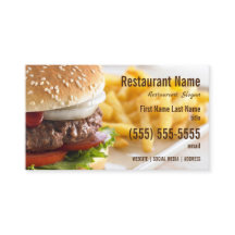 Burger Business Card