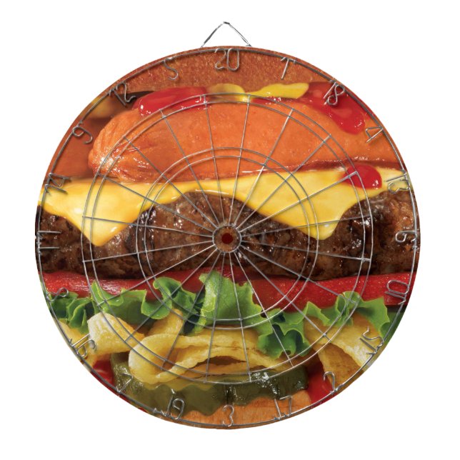 burger dartboard (Front)
