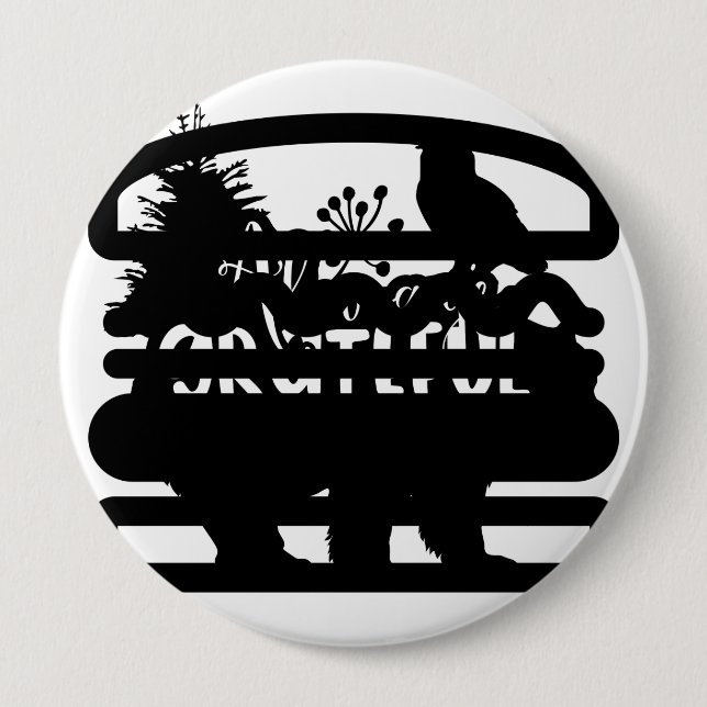 Burger Dreams 4 Inch Round Button (Front)