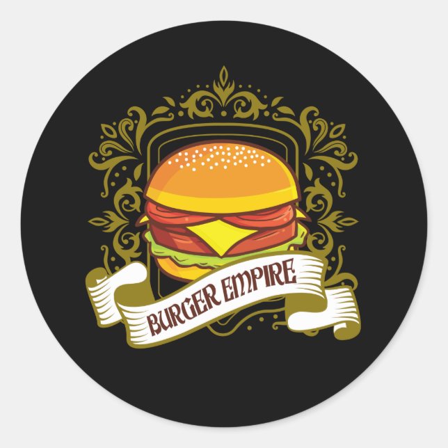 Burger Empire Stickers & Labels (Front)