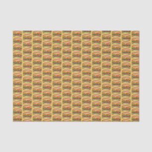 Burger Hamburger Cheeseburger Picnic Cookout Party Tissue Paper