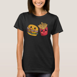 Burger Hamburger French Fries Fast Food T-Shirt