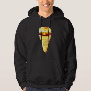 Burger Ice Cream Fast Food And Ice Cream Collectio Hoodie