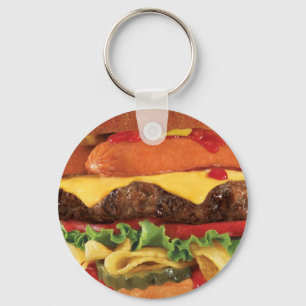 burger keychain