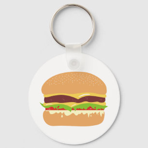 burger keychain