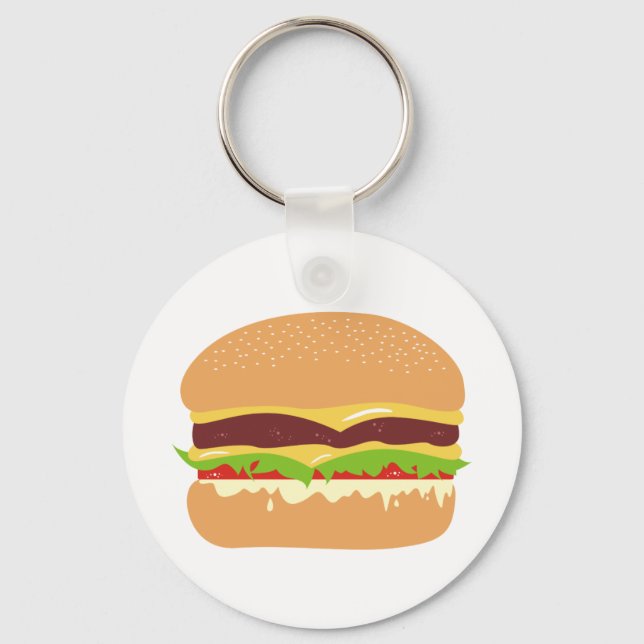 burger keychain (Front)