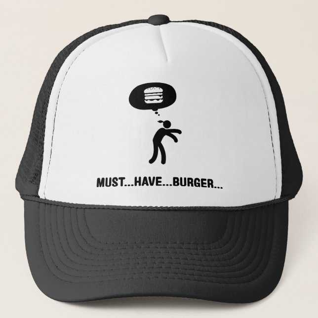 Burger Lover Trucker Hat (Front)