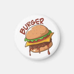 Burger Lovers Magnet