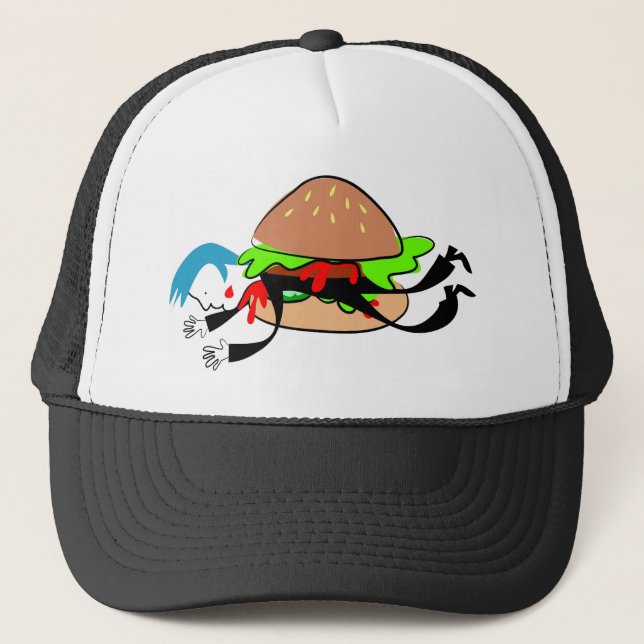 Burger Man Trucker Hat (Front)