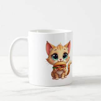 Burger Meows & Cuddles Coffee Mug