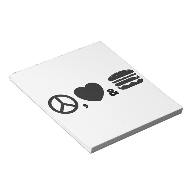 Burger Notepad (Angled)