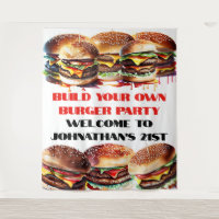Burger party in n out fast food cheeseburgers fun