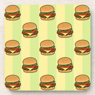 Burger Pattern Coaster