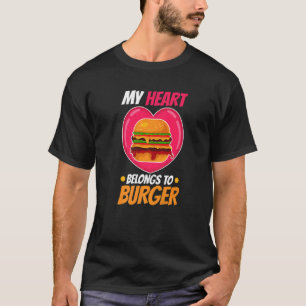 Burger Patties Buns Bread Delicious Beef Meaty   T-Shirt