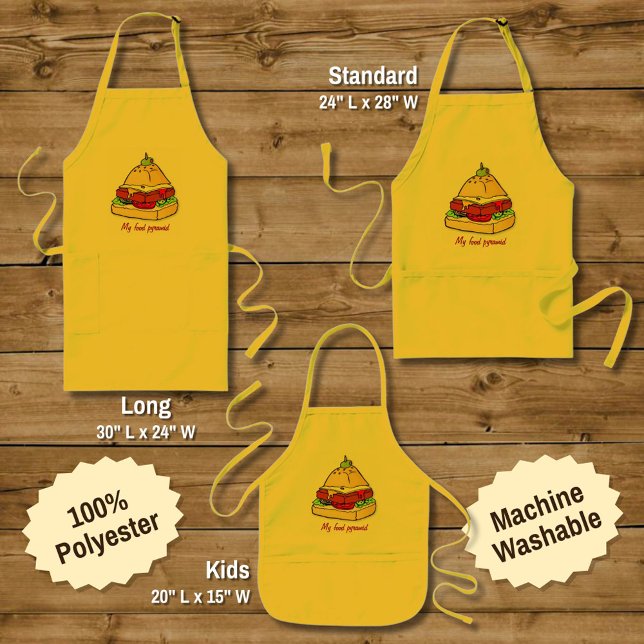Burger pyramid long apron (Creator Uploaded)