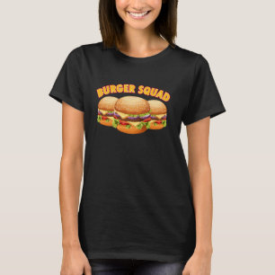 Burger Squad Cheeseburger Funny Hamburger Burgers T-Shirt