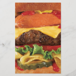 burger stationery