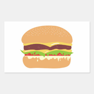 burger sticker