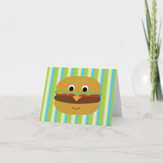 Burger Thank You Cards