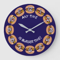 Burger Time & own text: Funny Mancave or Kitchen L