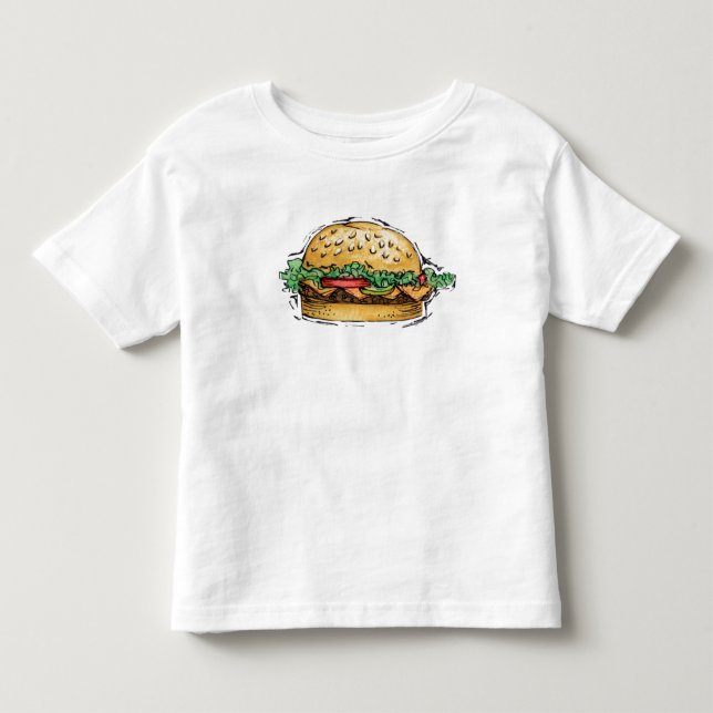 Burger - Toddler T-shirt (Front)