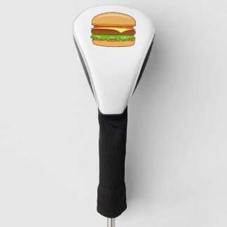 Burger Vector Illustration Golf Head Cover