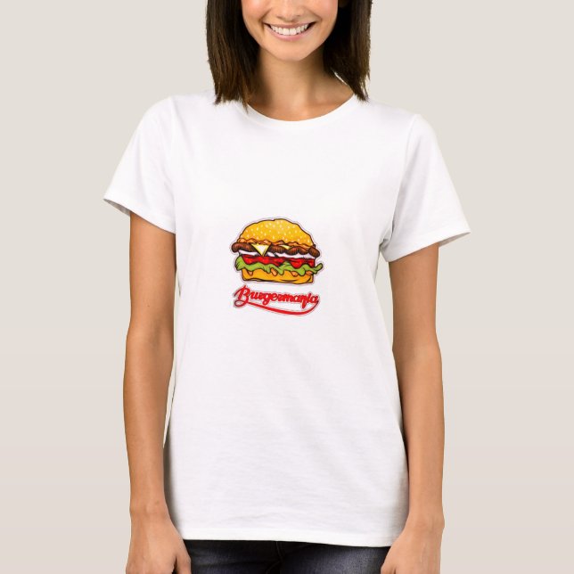 Burger woman T-Shirt (Front)