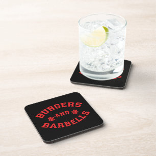 Burgers and Barbells - Lifting Workout Motivation Coaster