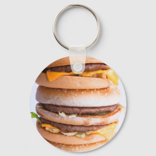 Burgers Stack Keychain
