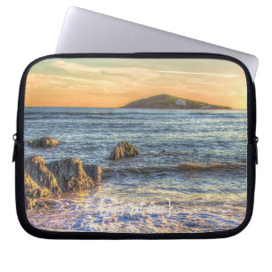 Burgh Island from Bantham at Sundown... Laptop Sleeve