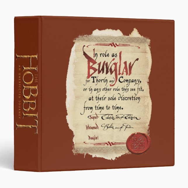 Burglar Contract Binder (Front/Spine)