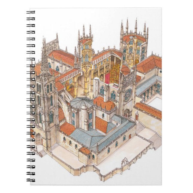 Burgos Cathedral. Spain Notebook (Front)