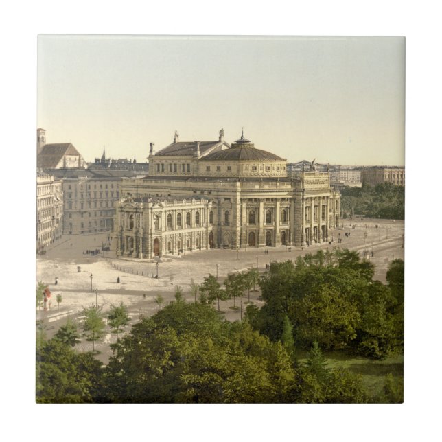 Burgtheater, Vienna, Austria Tile (Front)