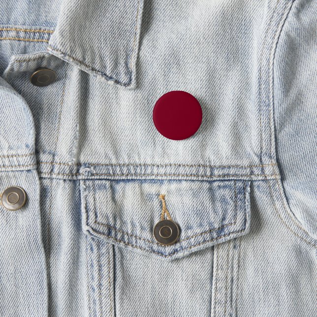 Burgundy 1 Inch Round Button (In Situ)
